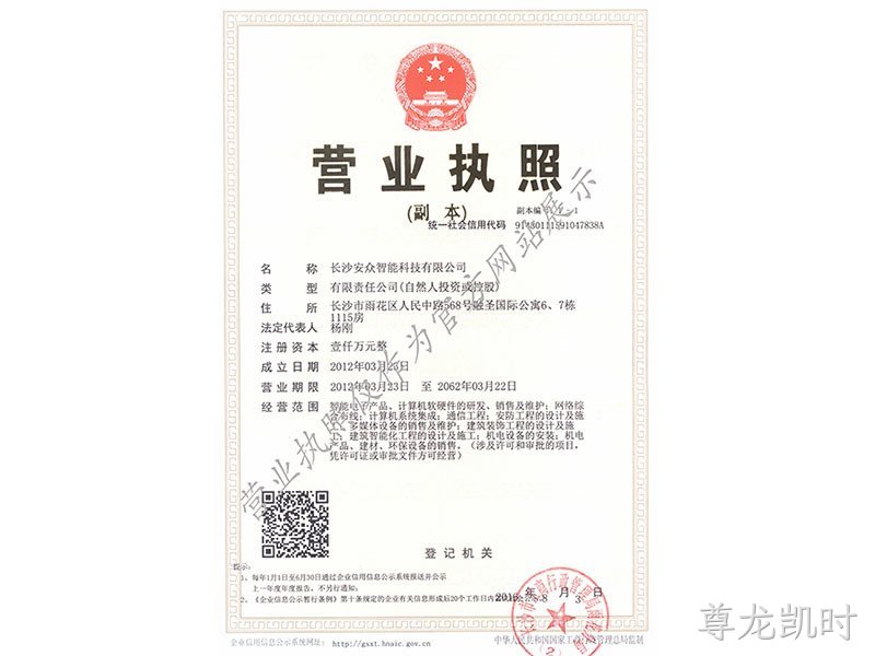 公司营业执照